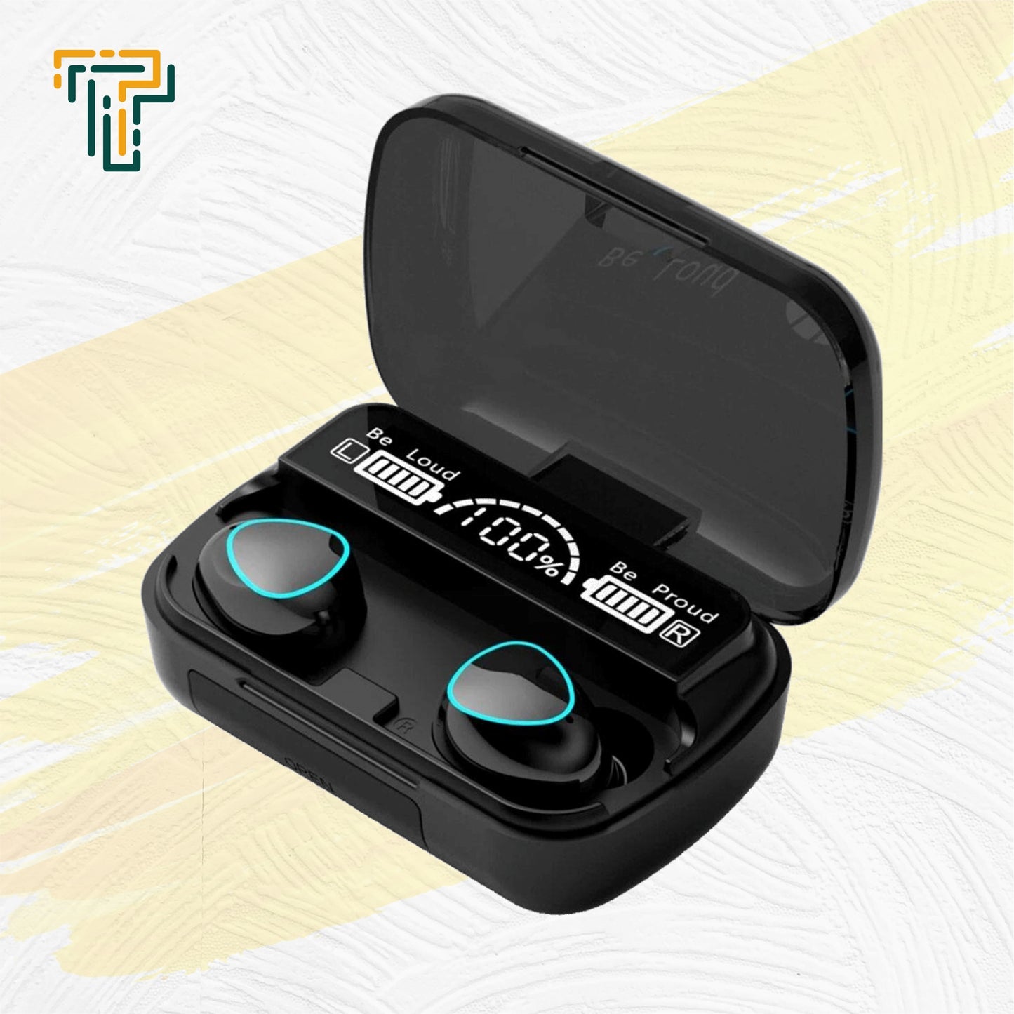 TWS Earbuds M-10 White/Black