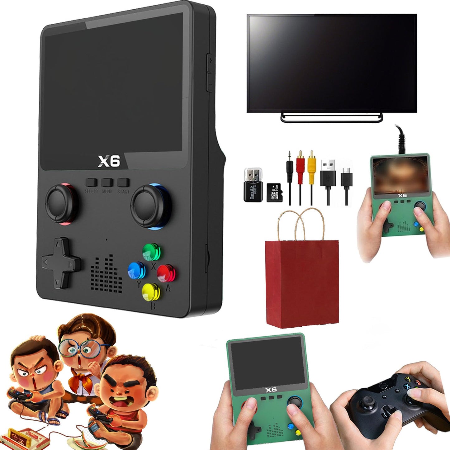 X6 Game box HD Large Screen